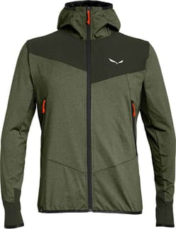 Agner Hybrid Polarlite Durastretch M FZ Hoody Dark Olive Melange