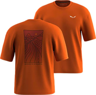 Eagle Sunset Loose T-Shirt M Bombay Brown