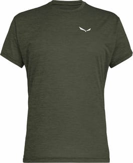 Puez Melange Dry M S/S Tee Faded Green Melange