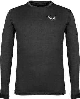 Puez Melange Dry M L/S Tee Black Out Melange