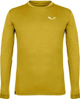 Puez Melange Dry M L/S Tee Olive Oil Melange