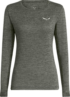 Puez Melange Dry W L/S Tee Pastel Green Melange