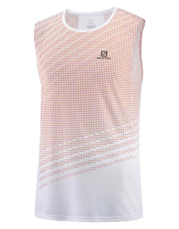 T Shirt Sense Aero Trail Tank M White/Fi