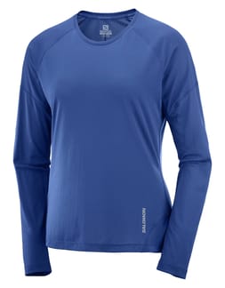 T Shirt Cross Run LS Tee W Navy Peony