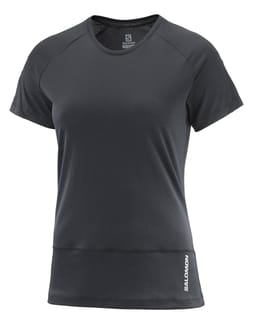 T Shirt Cross Run SS Tee W Deep Black