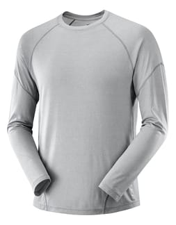 T Shirt Cross Run LS Tee M Alloy/Heathe