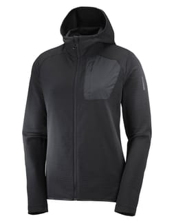 Sntial Lightwarm Hoodie W Deep Black