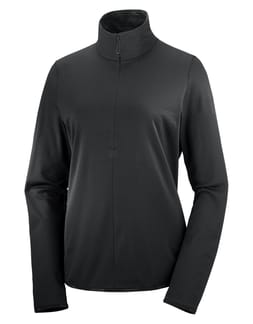 Outrack Half Zip Mid W Deep Black