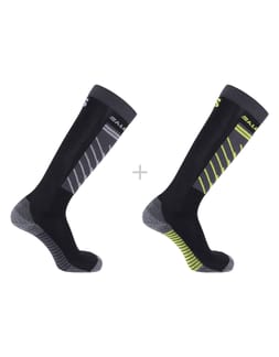 Socks S/Access 2-Pack Deep Black/Ebony/P