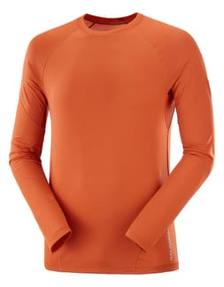 T Shirt Cross Run LS Tee M Burnt Ochre