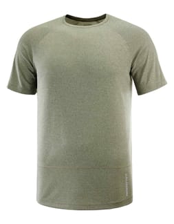 T Shirt Cross Run SS Tee M Deep Black/Heather