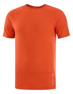 T Shirt Cross Run SS Tee M Fiery Red