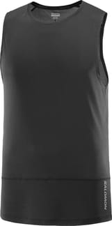 T Shirt Cross Run Tank M Deep Black