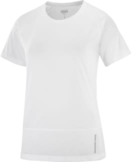 T Shirt Cross Run SS Tee W White