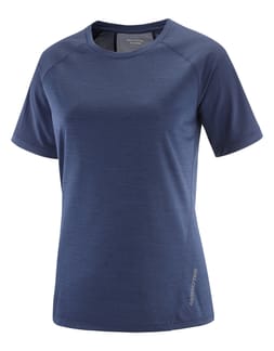 T Shirt Outline Tee W Navy Iris