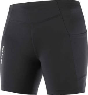 Cross Run Short Tight W Deep Black