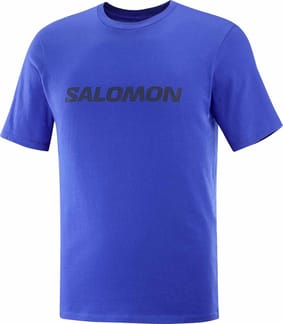 Salomon Logo Perf SS Tee M Surf The Web
