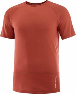 Cross Run SS Tee M Red Dahlia