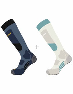Socks S/Access 2-Pack Copen Blue/Egret