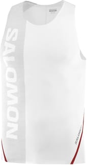 S/Lab Speed Singlet M White/Deep Black