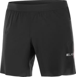 S/Lab Speed Split Short 7" M Deep Black/Fiery Red