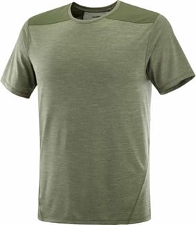 Outline SS Tee M Grape Leaf