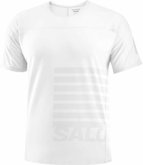 Sense Aero SS Tee Gfx M White/Frost Gray