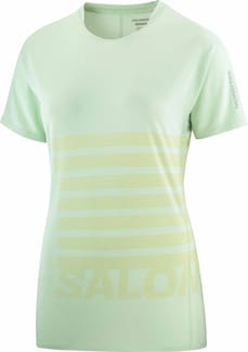 Sense Aero SS Tee Gfx W Aqua Foam/Sulphur Spring