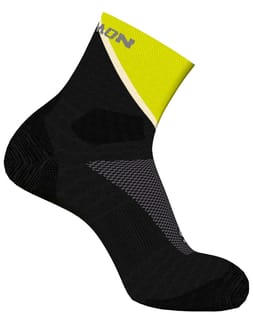 Socks Pulse Ankle Black/Sulphur Spring/Transparent Yellow