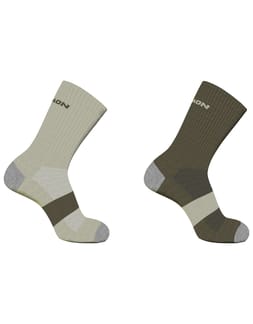 Socks Evasion Crew 2-Pack Olive Night/Alfalfa