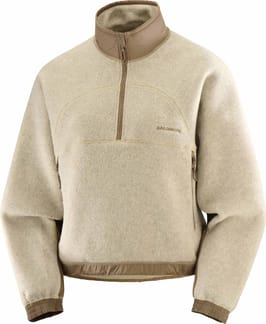 Chroma Fleece Crop HZ W White Pepper/Shitake