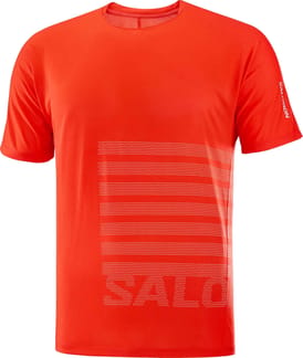 Sense Aero SS Tee Gfx M Cherry Tomato/Rainy Day