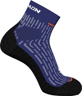 Socks Ultra Glide Ankle Clematis Blue/Cherry Tomato/Ghost G