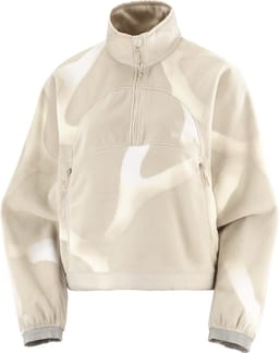 Chroma Fleece Crop HZ W Silver Cloud