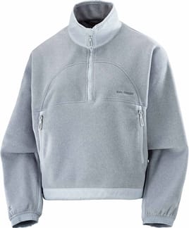 Chroma Fleece Crop HZ W Trade Winds Pear Blue