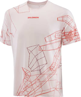 S/Lab Speed Tee M Lilac Ash Fiery Red