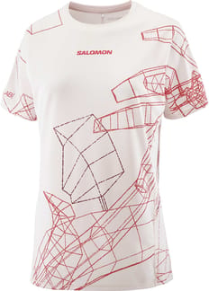 S/Lab Speed Tee W Lilac Ash Fiery Red