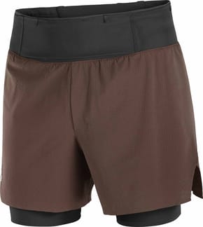 Sense Aero 2In1 Shorts 5" M Coffee Bean