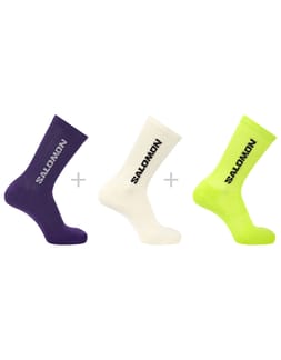 Socks Everyday Crew 3-Pack Vanilla Ice Acid Lime Deep Blue