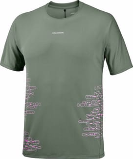 Sense Aero SS Tee GFX M Castor Gray Pink Frosting
