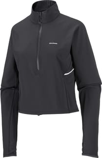 Sense Aero Hybrid Crop Pullover W Deep Black