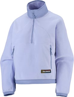 Chroma Fleece Crop HZ W Brunnera Blue