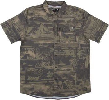 Cedros S/S Tech Woven Black