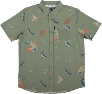Ernesto S/S Perforated Tech Woven Vintage Military