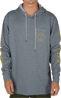 Tippet Pocket Hood Tech Tee Blue