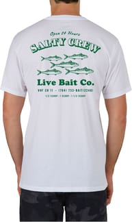 Green Rat Pack Premium S/S Tee White
