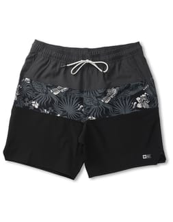 Beacons 2 Elastic Boardshort Charcoal