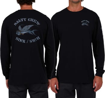 Kamikaze Premium L/S Tee Black