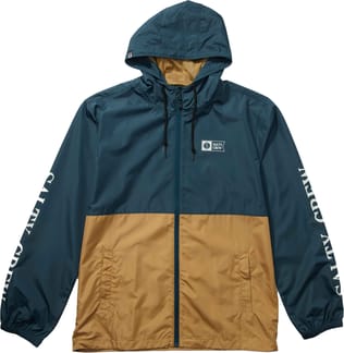Surface Windbreaker Jacket Navy/Straw