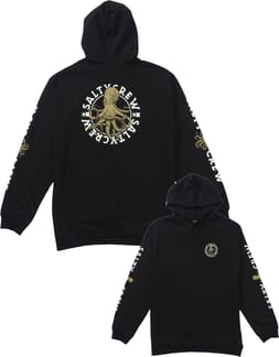 Tentacles Hooded Fleece Black
